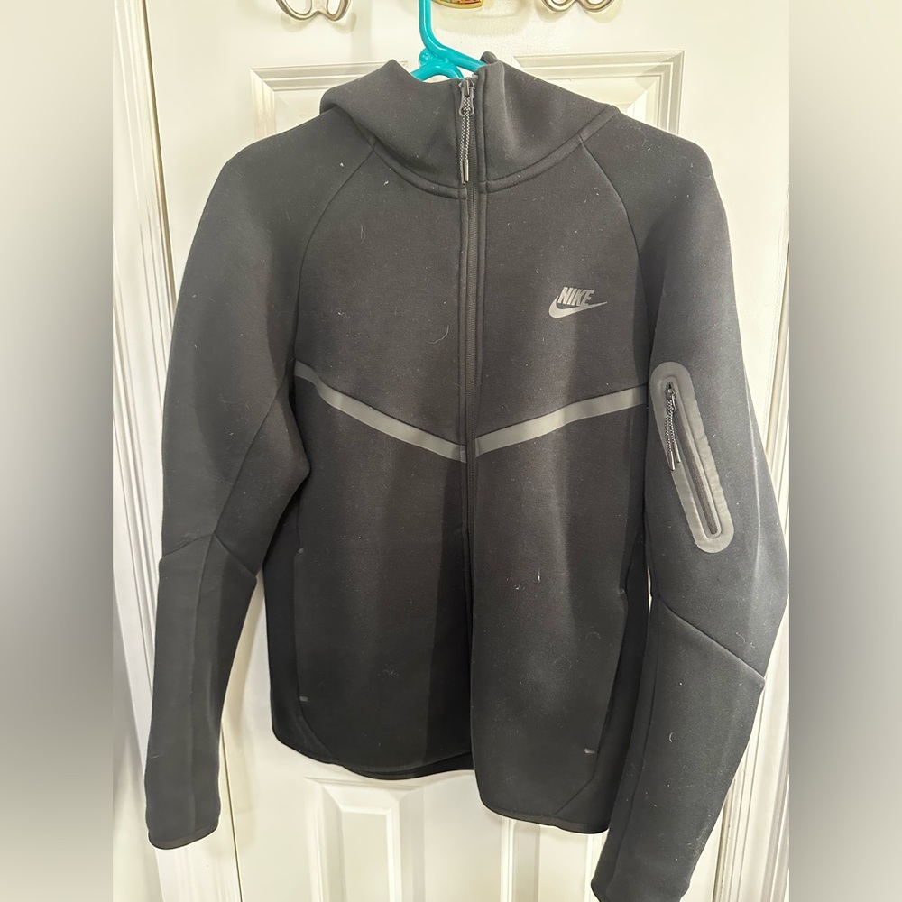 Adult small black Nike tech fleece Windrunner full zip hoodie